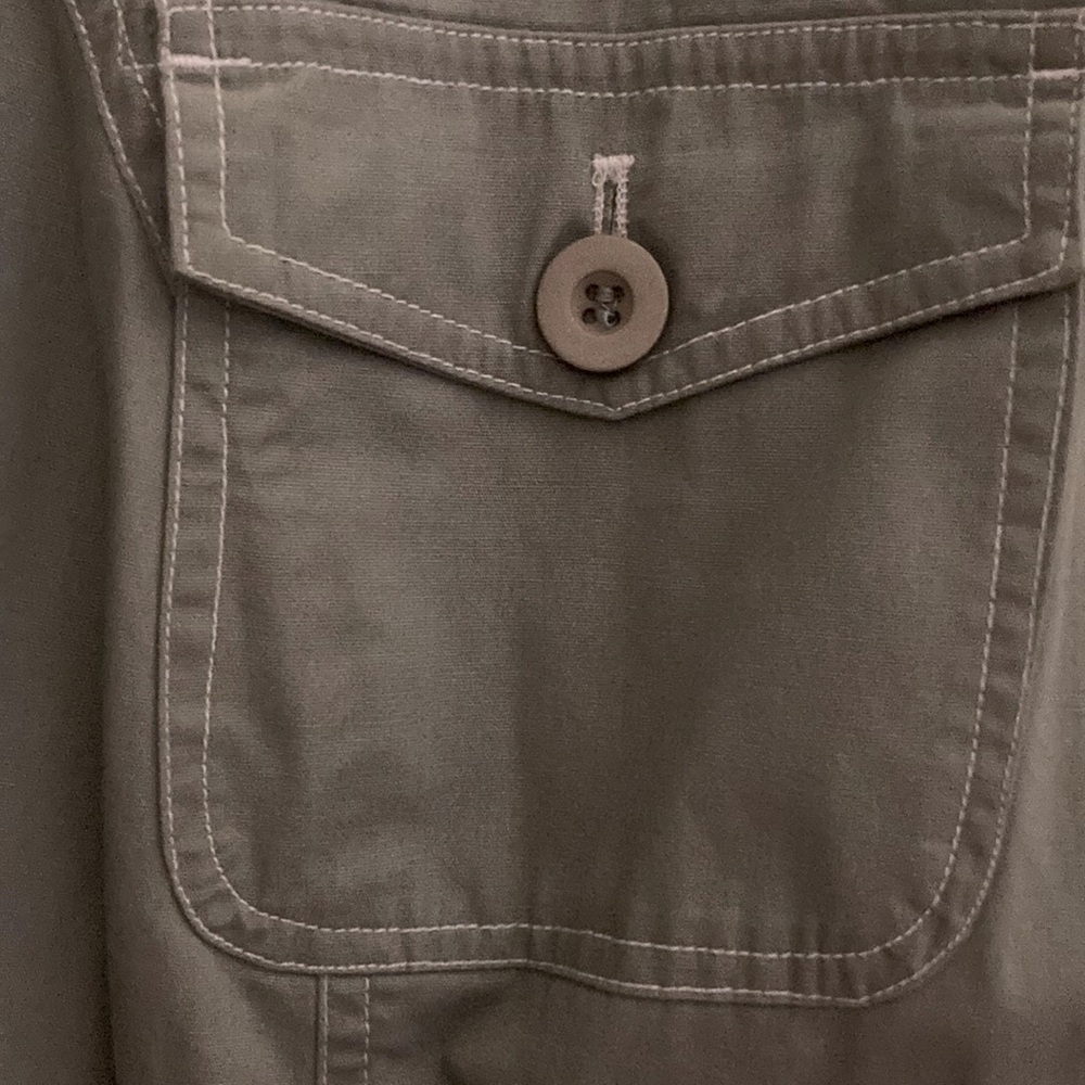 Liz and Me Very Soft Jacket Olive Green 3x - Picture 4 of 6